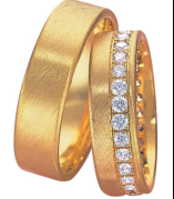 Poro�ni prstan 044 - rumeno zlato 585 - brilijanti ali cirkoni