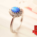 Prstan Modri opal
