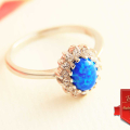 Prstan Modri opal