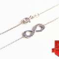 Zapestnica Infinity white