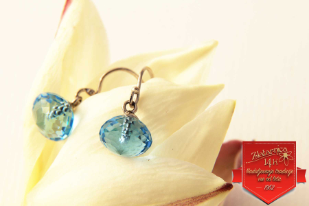 Uhani Blue topaz