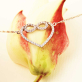 Ogrlica Infinity Heart