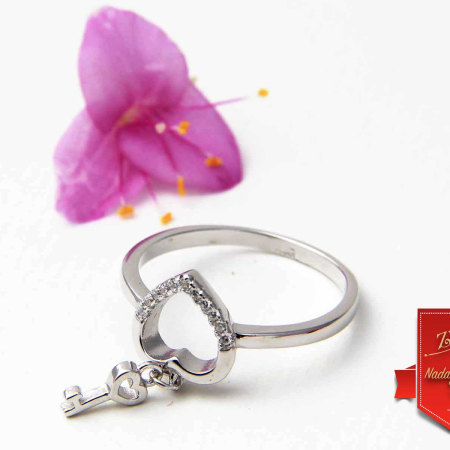 Prstan Heart key