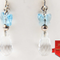 Uhani Metulji Swarovski