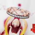 Prstan Rose crown