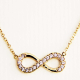 Ogrlica Infinity white