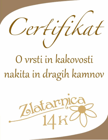 certifikat o kakovosti
